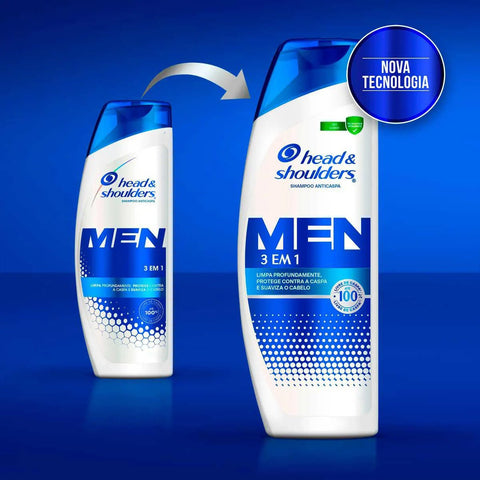 Shampoo Anticaspa Head & Shoulders Men 3 Em 1 Cuidados Com A Raiz 200ml