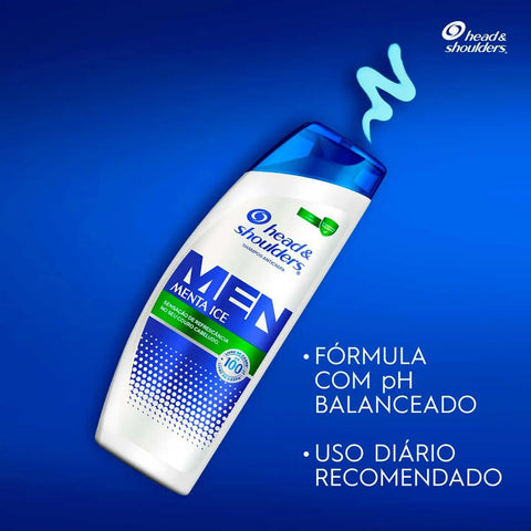 Shampoo Anticaspa Head & Shoulders Men Menta Ice 400ml