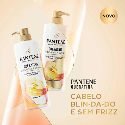 Shampoo Pantene Pro-V Miracles Queratina Preenche & Blinda 510ml