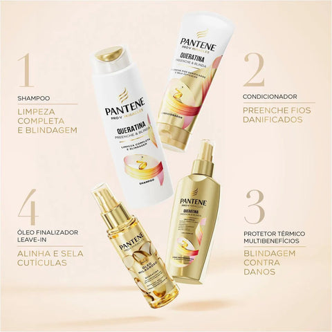 Spray Multibenefícios Pantene Miracles Queratina 160ml