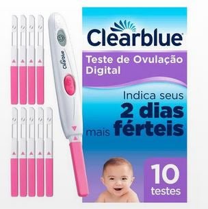 Teste de Ovulação Clearblue Digital 10 Unidades