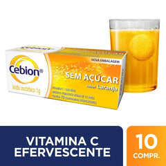 Vitamina C Cebion  1g - 10 Unidades - Efervescente