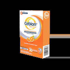 Vitamina C Cebion + Zinco  30 Unidades - Comprimido Mastigável