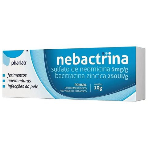 Nebactrina  5mg/g + 250UI/g - 10 g - Pomada