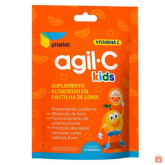 Vitamina C Agil C Kids  30mg - 25 Unidades - Goma
