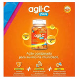 Vitamina C Agil C Plus  30mg + 5mcg + 2,5mg - 40 Unidades - Goma