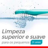 Escova de Dente Elétrica Kids Philips Colgate Sonicpro 3+ Anos, Recarregável, Bivolt