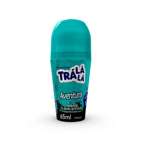 Desodorante Sem Alumínio Roll-On Trá Lá Lá Kids Aventura Infantil Sem Álcool 65ml