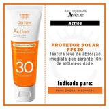 Actine Protetor Solar Facial Antioleosidade  Sem Cor - FPS 60 - 40 g