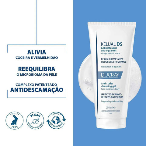 Gel de Limpeza Anti-Descamação Kelual Ds 200g
