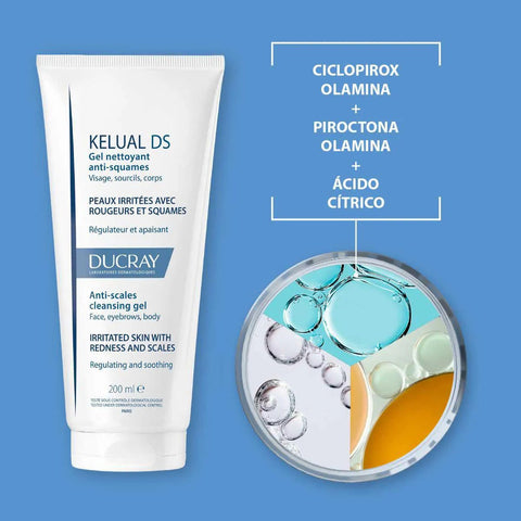Gel de Limpeza Anti-Descamação Kelual Ds 200g