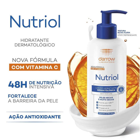 Hidratante Corporal Nutriol Darrow Sem Perfume 200ml