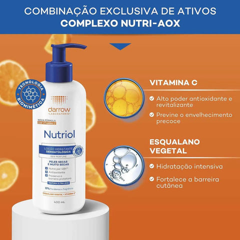 Hidratante Corporal Nutriol Darrow Sem Perfume 200ml
