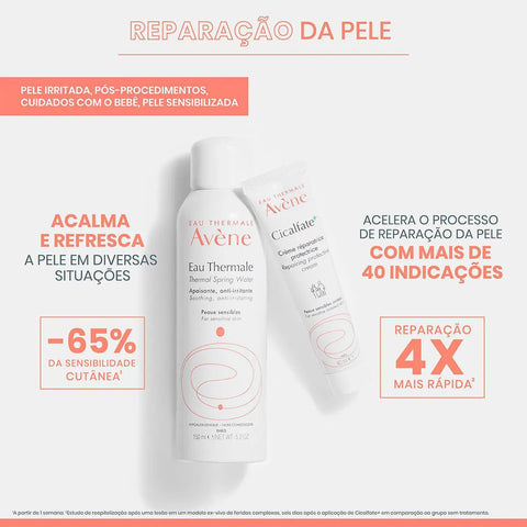 Kit Avène Cleanance Facial Água Termal 150mL+ Creme Reparador Cicalfate+ 20ml