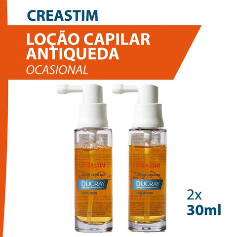 Loção Capilar Antiqueda Ducray Creastim 2 Unidades Com 30Ml Cada