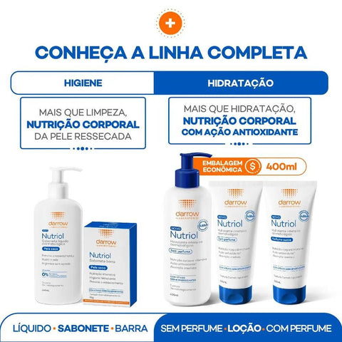 Nutriol Darrow Loção Hidratante Com Perfume Suave 200Ml