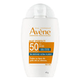 Protetor Solar Facial Avène Mat Perfect Tri-Defense Ultra Fluido  Sem Cor - FPS 50 - 40 g