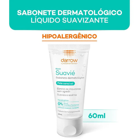 Sabonete Facial Darrow Suavié Líquido Com 60Ml