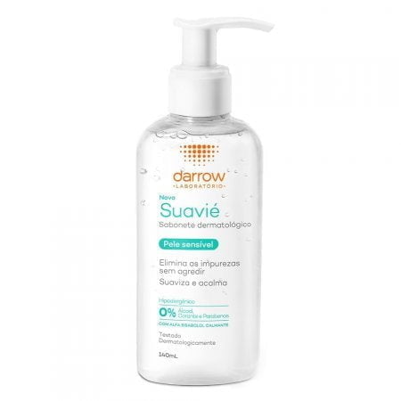 Sabonete Líquido Facial Darrow Suavié Pele Sensível 140Ml