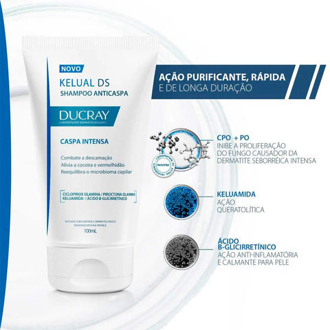 Shampoo Anticaspa Ducray Kelual Ds 100Ml