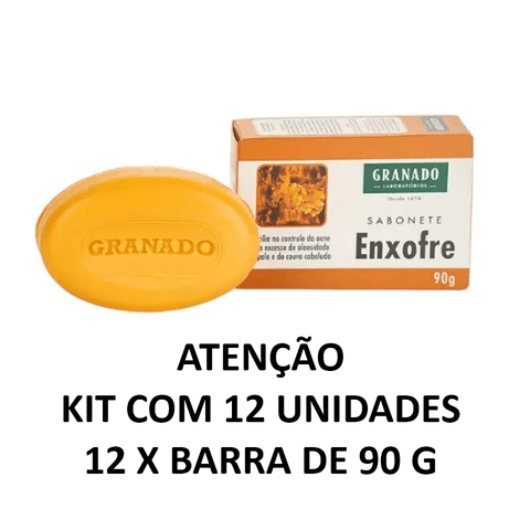 Pacote de Sabonete Granado Enxofre - 12 x 90g