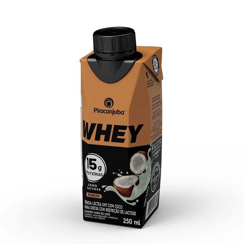 Piracanjuba Whey Zero Lactose Coco 250ml