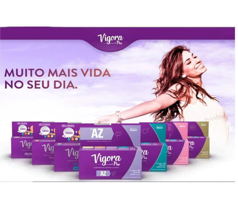Kit Suplemento Vigora Plus Mulher (Prati-Donaduzzi)  2 x 60 Unidades - Cápsula