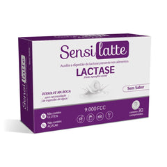 Lactase Sensilatte  9.000FCC - 30 Unidades - Comprimido - Sabor Sem Sabor