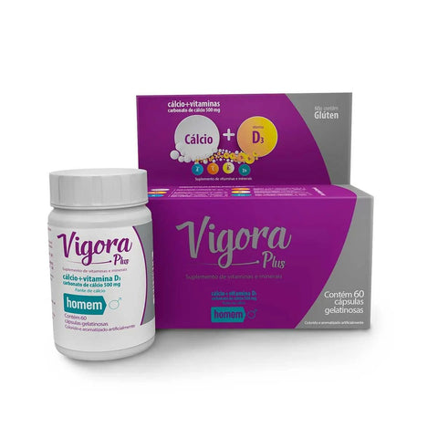 Polivitamínico Vigora Plus Homem  60 Unidades - Cápsula