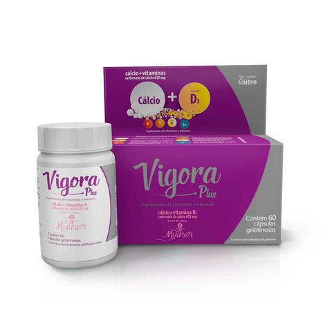 Polivitamínico Vigora Plus Mulhe  60 Unidades - Cápsula
