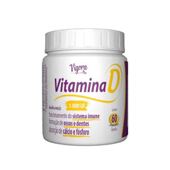 Vitamina D Vigora Plus  2000UI - 60 Unidades - Cápsula