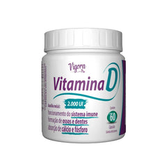 Vitamina D Vigora Plus  200UI - 60 Unidades - Cápsula