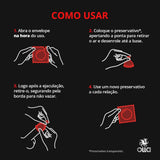 Camisinha Olla Sabor Morango Com 3 Unidades