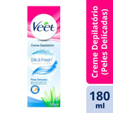 Creme Depilatorio Veet  180 mL - Pele Delicada