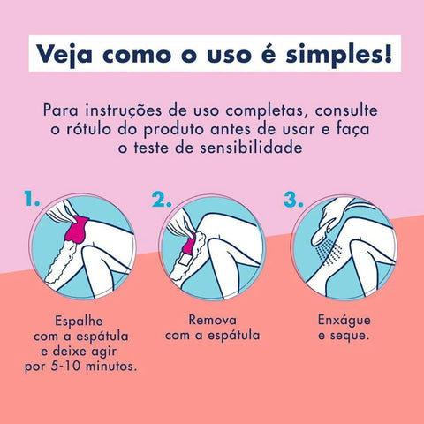 Creme Depilatorio Veet  180 mL - Pele Delicada