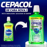 Enxaguante Bucal Cepacol Expert Menta Protect +Flúor 500ml