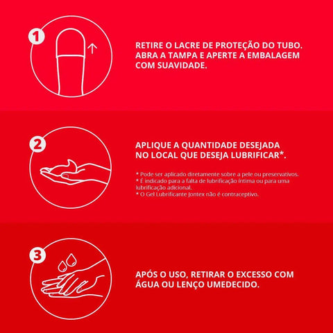 Gel Lubrificante Íntimo Jontex Cereja Com 50G