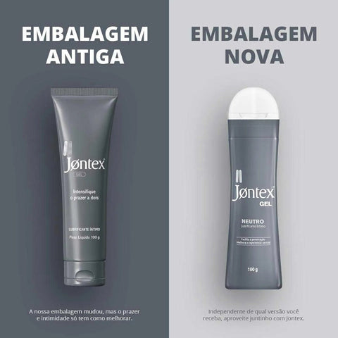 Gel Lubrificante Íntimo Jontex Neutro Com 100G