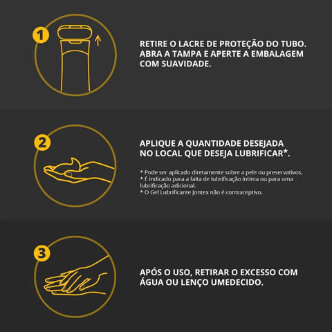 Gel Lubrificante Íntimo Jontex Sensação Pele Com Pele Com 50Ml