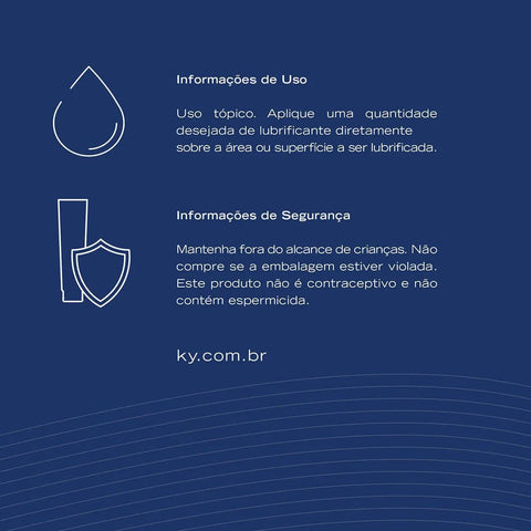 Gel Lubrificante Íntimo K-Y 1 Unidade Com 100G