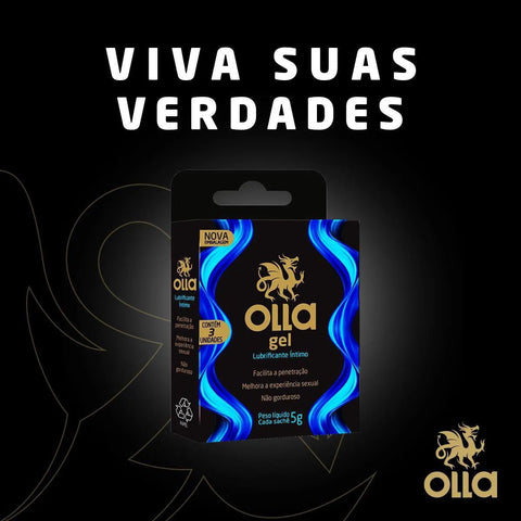 Gel Olla Lubrificante Intimo 5G Com 3