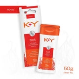 Lubrificante Íntimo K-Y Ultragel Hot Com 50G