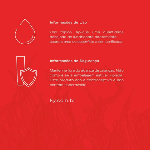 Lubrificante Íntimo K-Y Ultragel Hot Com 50G