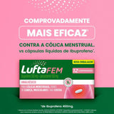 Luftafem  200mg + 500mg - 12 Unidades - Comprimido