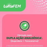 Luftafem  200mg + 500mg - 12 Unidades - Comprimido