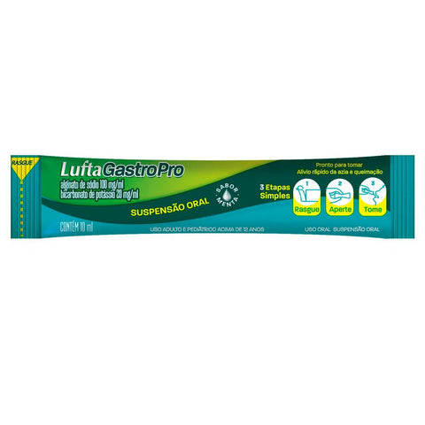 LuftaGastroPro  100mg/mL + 20mg/mL - 12 x 10 mL - Suspensão