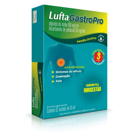 LuftaGastroPro  100mg/mL + 20mg/mL - 12 x 10 mL - Suspensão
