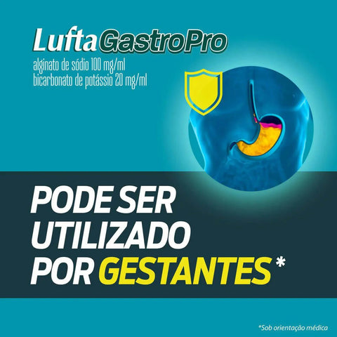 LuftaGastroPro  100mg/mL + 20mg/mL - 12 x 10 mL - Suspensão
