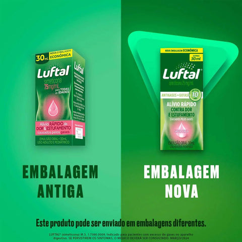 Luftal  75mg/mL - 30 mL - Gotas