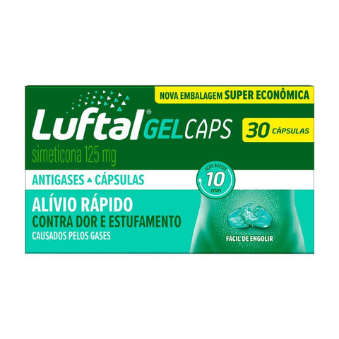 Luftal Gel Caps  125mg - 30 Unidades - Cápsula